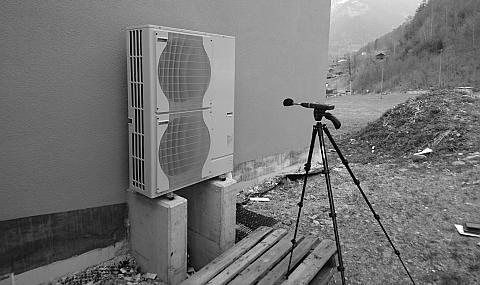 Lärmmessung Lärm Wärmepumpe Glarus.ch
